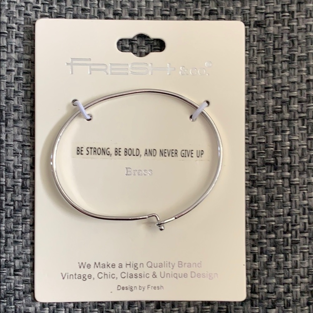 Beautiful silver / brass braclet